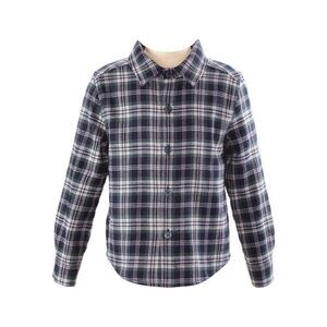 Rachel Riley Girls Check Shirt, Blue